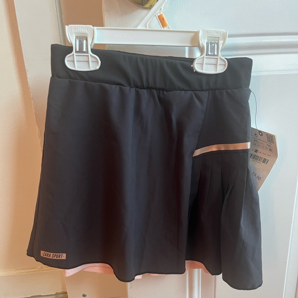 Zara sport skirt with short under skirt. Brand new